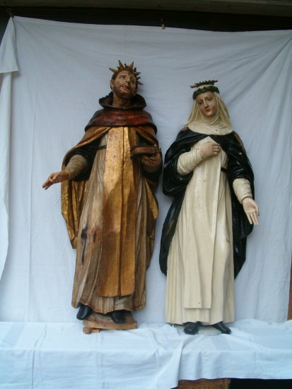 statue restaurate legno dipinto e dorato statue restaurate legno dipinto e dorato