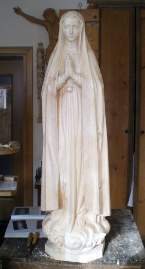 Madonna Pellegrina Legno dipinto Madonna Pellegrina Legno dipinto